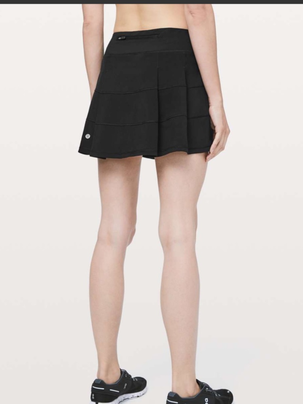Lululemon Pace Rival Skirt Skort Tall 4-way Stretch 15" Black 6